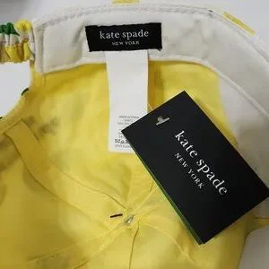 NWOT Kate Spade Lemon Toss Baseball Hat kate spade | Accessories | Nwt Kate Spade New York Lemon  main image 4